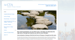 Desktop Screenshot of cognitive-therapy-associates.com
